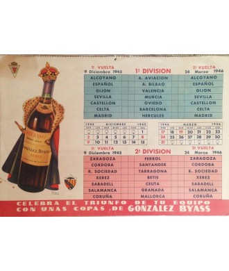 CALENDARIO FUTBOL 1945-46