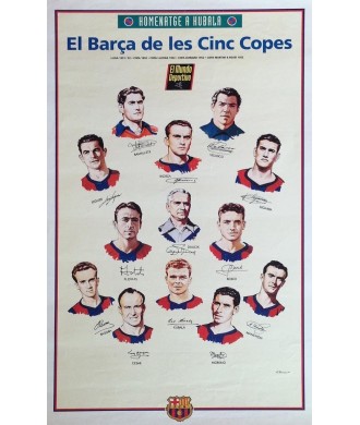 HOMENATGE A KUBALA. EL BARÇA DE LES CINC COPES