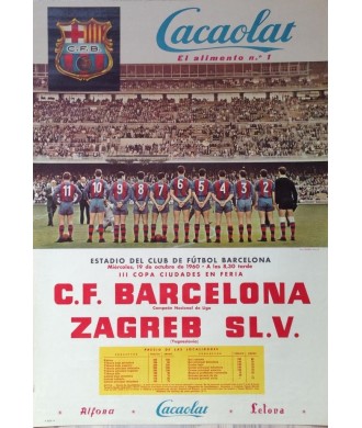 C.F. BARCELONA REAL VALLADOLID. AUTOGRAFO DE RAMALLETS