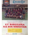 C.F. BARCELONA REAL VALLADOLID. AUTOGRAFO DE RAMALLETS