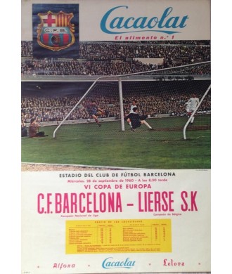 F.C. BARCELONA - LIERSE S.K. 1960. VI COPA DE EUROPA