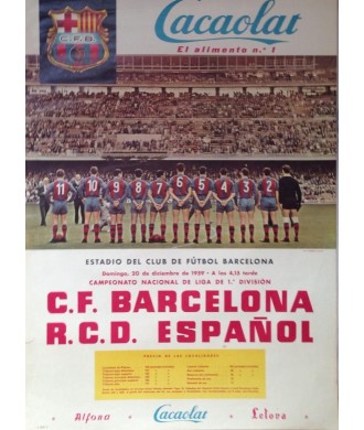 F. C. BARCELONA - R.C.D. ESPAÑOL  1959