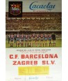 C.F. BARCELONA - ZAGREB SL.V.  1960. III COPA CIUDADES EN FERIA