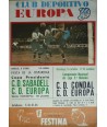 CLUB DEPORTIVO EUROPA.  REAL SOCIEDAD - C.D. EUROPA. 1966