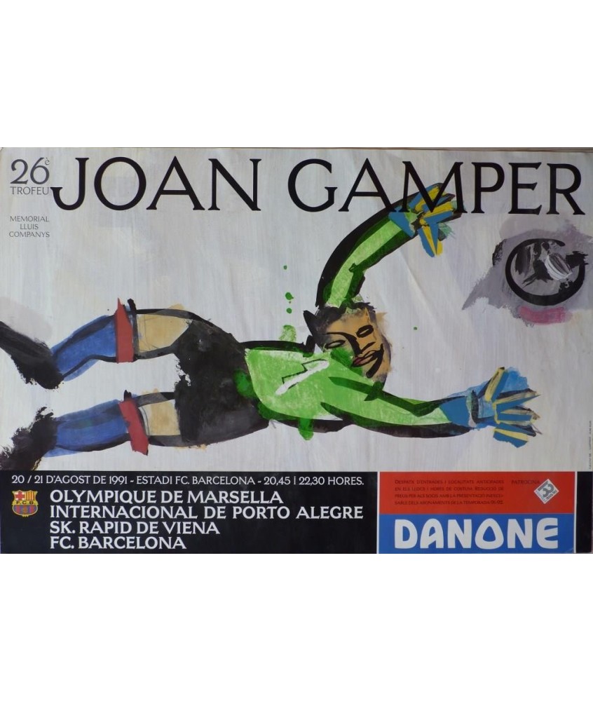 26 TROFEU JOAN GAMPER 1991.MARSELLA/PORTO ALEGRE/VIENA/BARCELONA