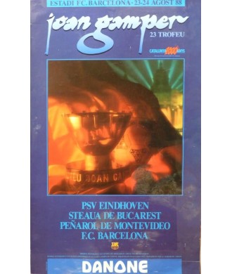 23 TROFEU JOAN GAMPER 1989. PSV EINDHOWEN/STEAUA/PEÑAROL/BARCELONA