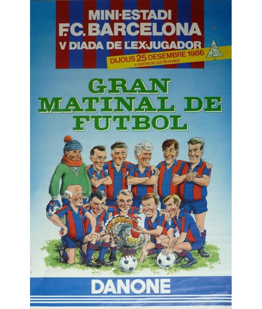 C.F. BARCELONA REAL VALLADOLID. AUTOGRAFO DE RAMALLETS