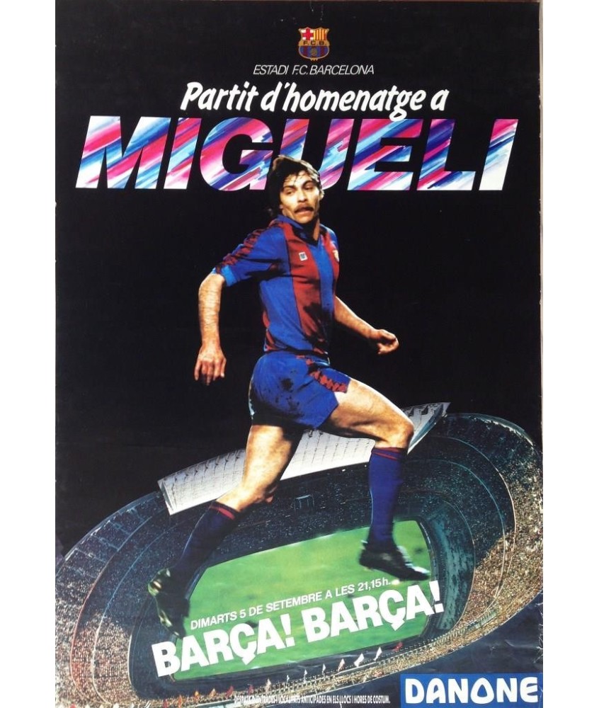 PARTIT D'HOMENATGE A MIGUELI. BARÇA! BARÇA!