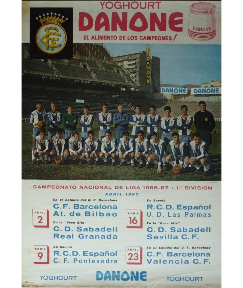 C.F. BARCELONA REAL VALLADOLID. AUTOGRAFO DE RAMALLETS