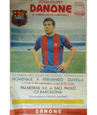 C.F. BARCELONA REAL VALLADOLID. AUTOGRAFO DE RAMALLETS