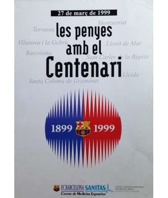 C.F. BARCELONA REAL VALLADOLID. AUTOGRAFO DE RAMALLETS