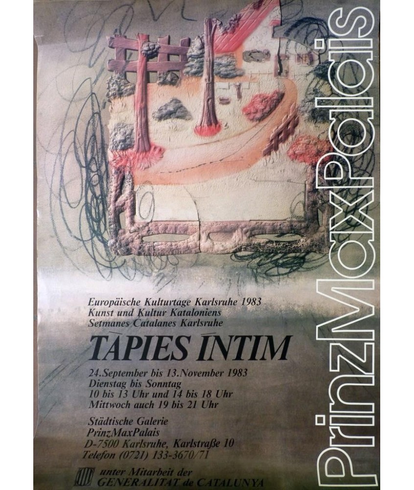 TAPIES INTIM. PRINZ MAX PALAIS. 1983