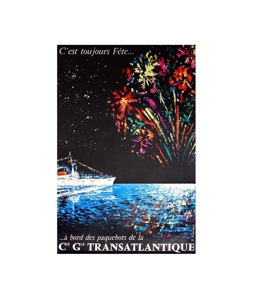 ...A BORD DES PAQUEBOTS DE LA Cie. Gle. TRANSATLANTIQUE