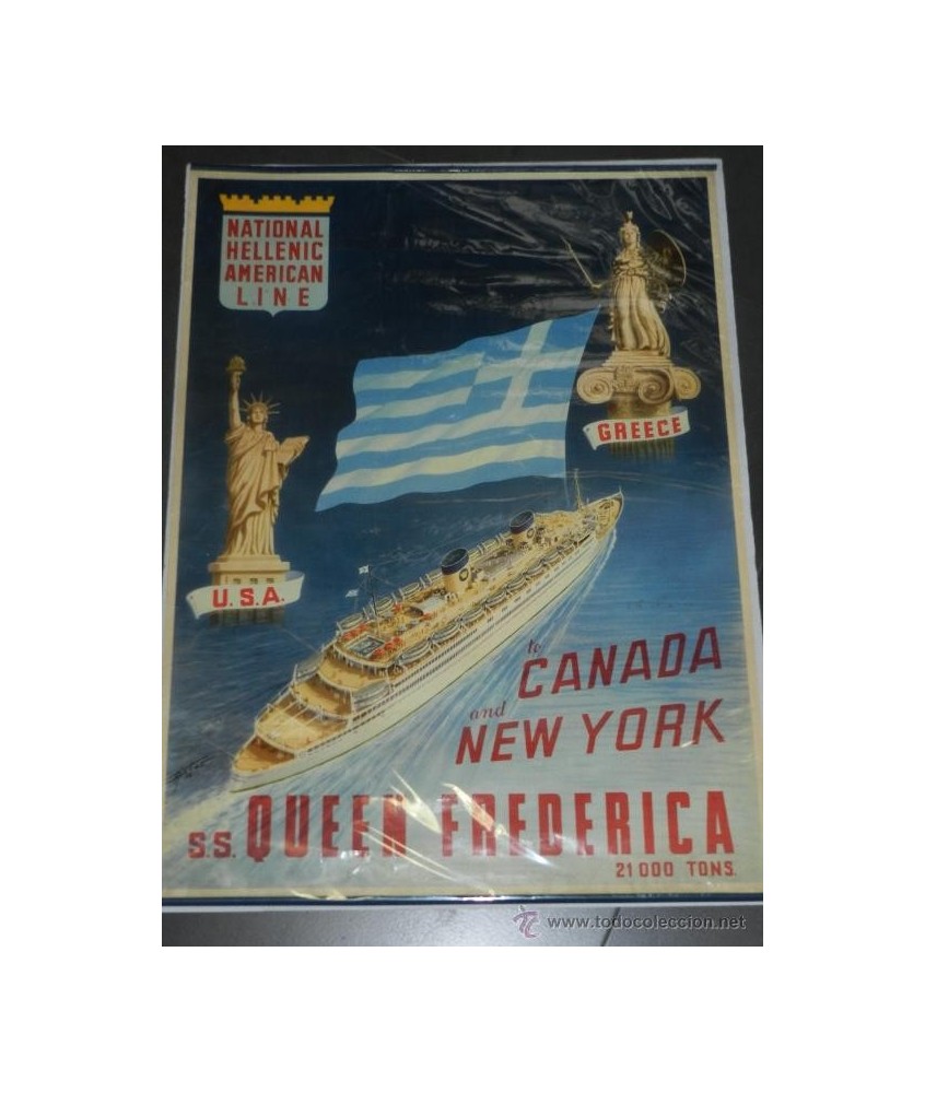 TO CANADA AND NEW YORK. S.S. QUEEN FREDERICA
