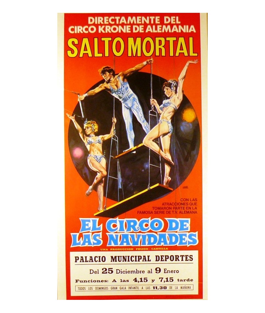 SALTO MORTAL. EL CIRCO DE LAS NAVIDADES 1976