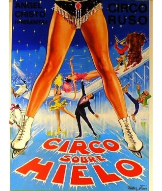 ANGEL CRISTO. CIRCO RUSO. CIRCO SOBRE HIELO. ZARAGOZA 1975