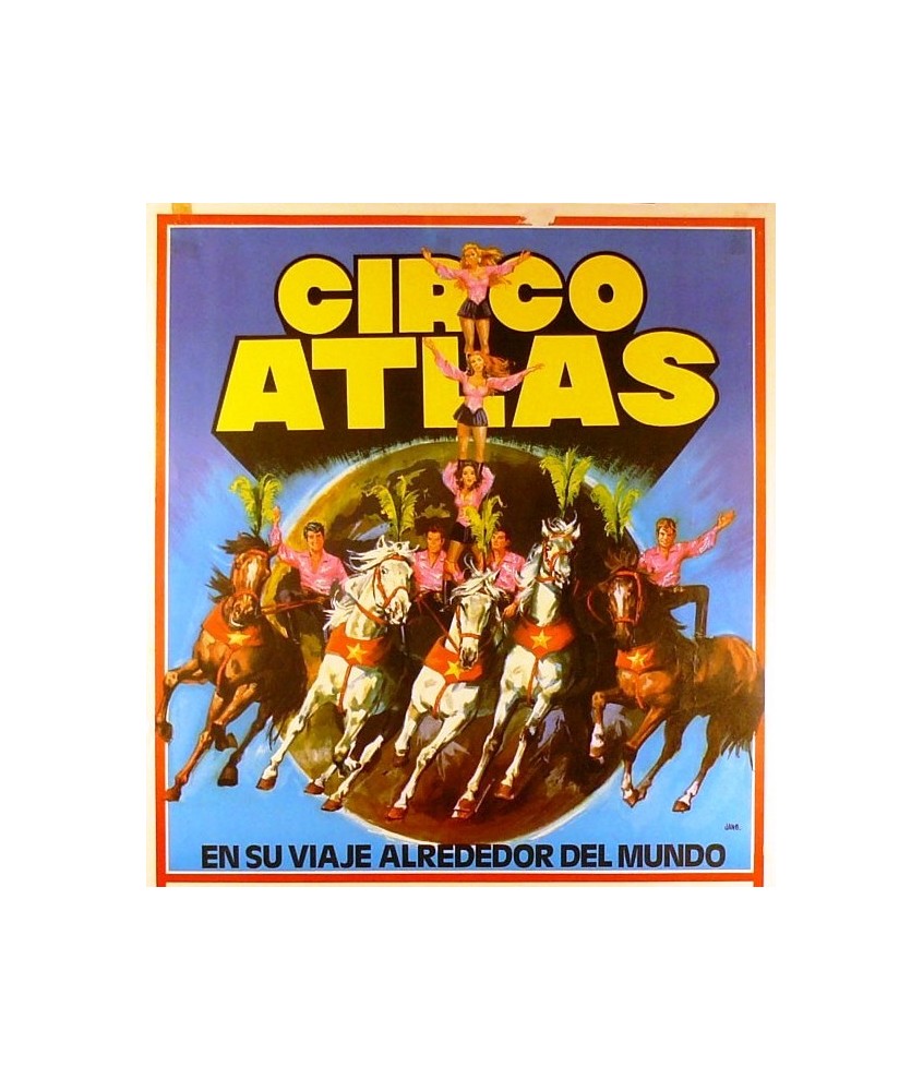 CIRCO ATLAS. HERMANOS TONETTI. VIAJE ALREDEDOR...1974 SABADELL