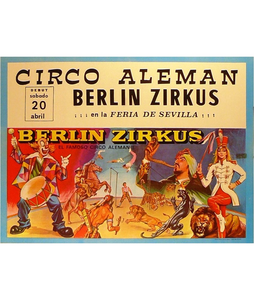 BERLIN ZIRKUS ¡¡¡EN LA FERIA DE SEVILLA!!! 1967