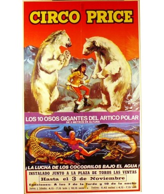 CIRCO PRICE. LOS 10  OSOS POLARES GIGANTES.