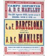 CAMPO DEPORTES A.D.C. MANLLEU. BARCELONA - MANLLEU 1955