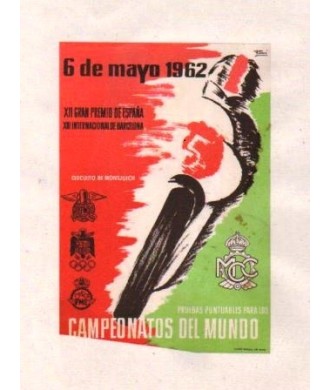 CAMPEONATOS DEL MUNDO 1962. XII GRAN PREMIO DE ESPAÑA y XIII INTERNACIONAL DE BARCELONA