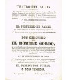 TEATRO DEL BALON. CADIZ. Ca. 1830. DON GERONIMO O SEA EL HOMBRE GORDO