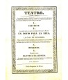 TEATRO (DEL BALON). CADIZ. 1837.UN NOVIO PARA LA NIÑA. BRETON DE LOS HERREROS