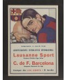 LAUSANE SPORT PRIMERA DIVISIÓN LIGA SUIZA - C. DE F. BARCELONA CAMPEON DE LIGA. 1948