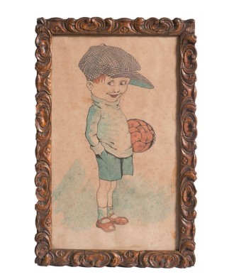 M. PLANAS 1927. Futbolista infantil