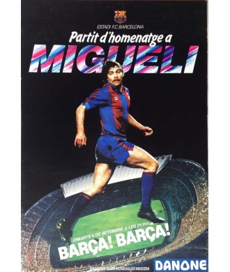 PARTIT D'HOMENATGE A MIGUELI. BARÇA! BARÇA!