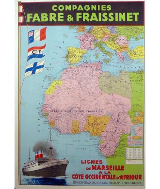 FABRE & FRAISSINET (Canada) COTE OCCIDENTALE D'AFRIQUE...A