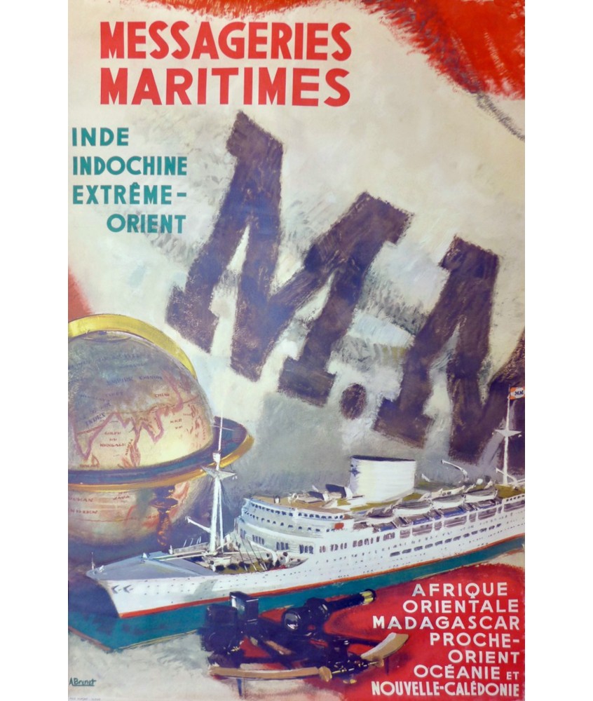 MESSAGERIES MARITIMES INDE, INDOCHINE...