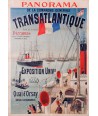 PANORAMA DE LA Cie Gale TRANSATLANTIQUE 1899...