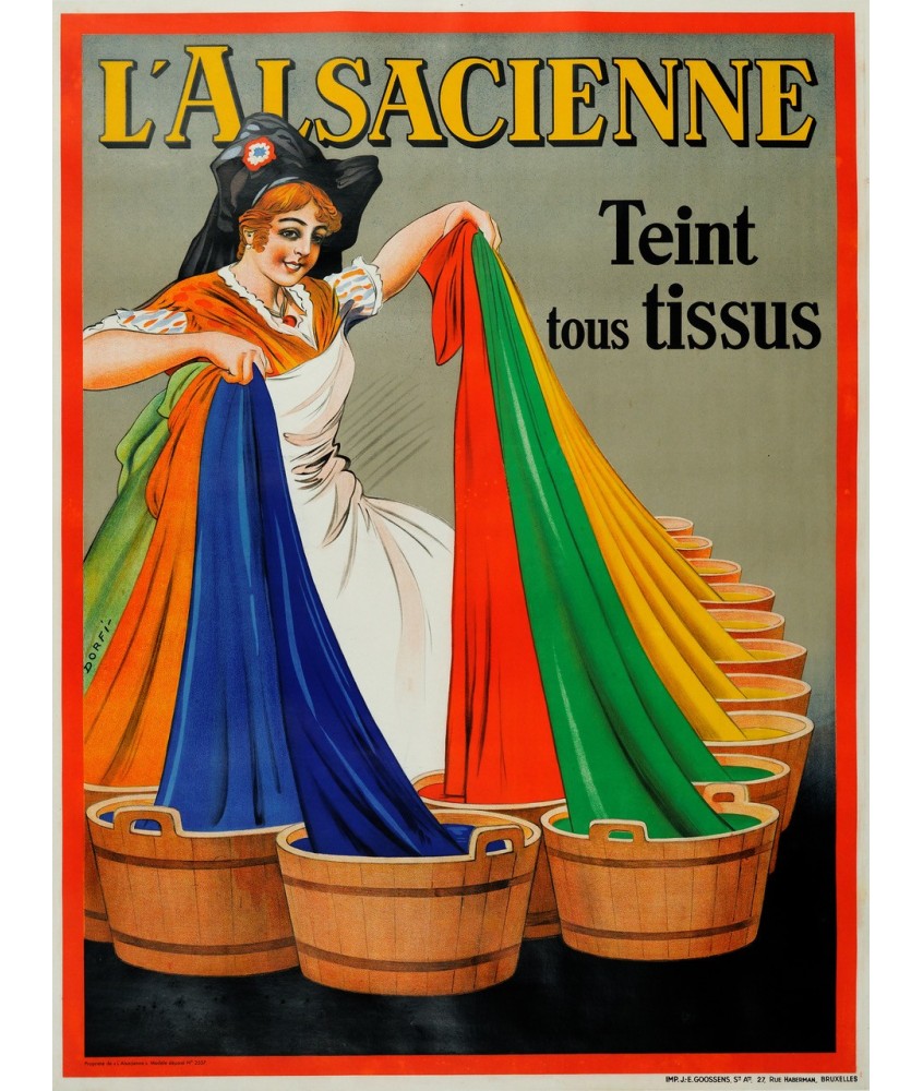 L’ALSACIENNE TEINT TOUS TISSUS...