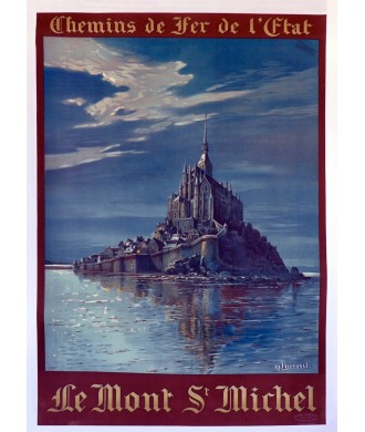 MONT SAINT MICHEL. HEMINS DE FER DE L'ETAT...