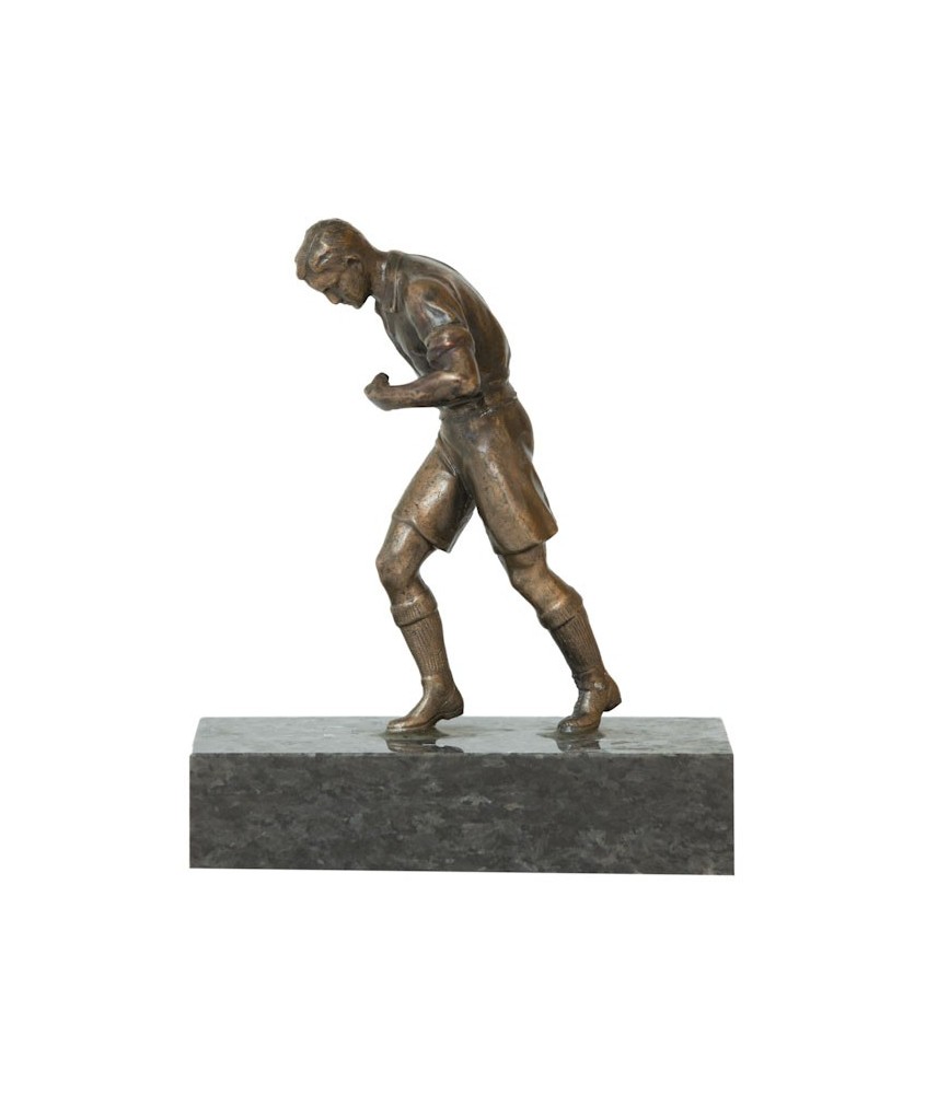 ATHLÈTE. CALAMINE PATINE BRONZE. Vers 1920