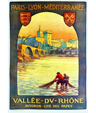 VALLÉE  DU RHÔNE. AVIGNON CITÉ DES PAPES