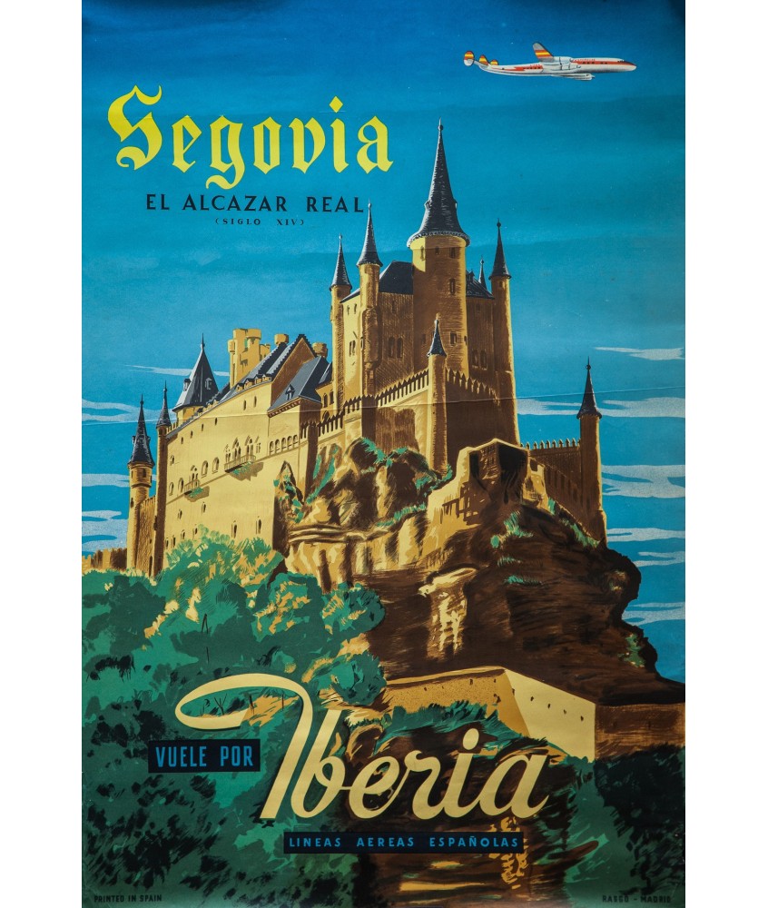 SEGOVIA EL ALCAZAR REAL. IBERIA