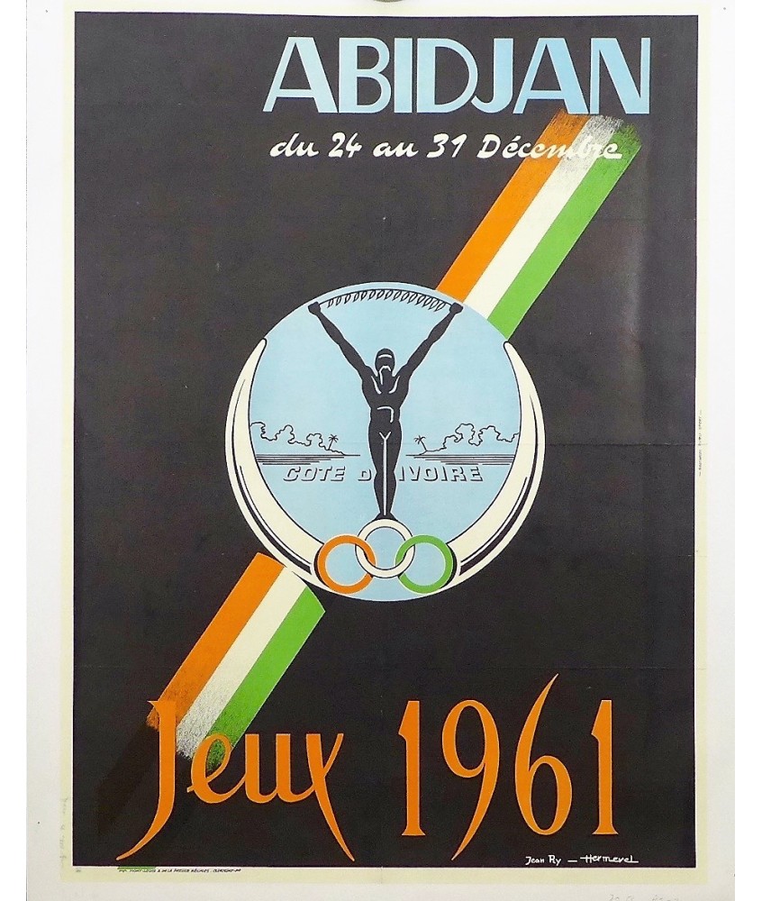 ABIDJAN (CÔTE D'IVOIRE). JEUX 1961