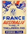 RUGBY 13. FRANCE - AUSTRALIE. 1952