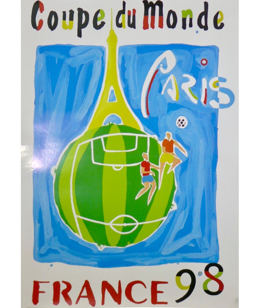 COUPE DU MONDE DE  FOOTBALL. FRANCE 1998 COLLECTION COMPLÈTE (11 AFFICHES)