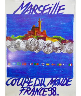 COUPE DU MONDE DE  FOOTBALL. FRANCE 1998 COLLECTION COMPLÈTE (11 AFFICHES)