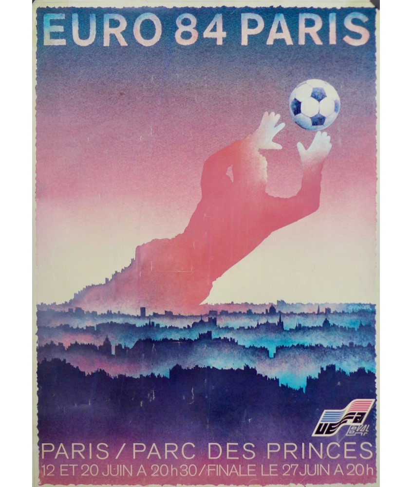 4 AFFICHES EURO 84 (FOOTBALL EUROPE CUP)