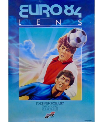 4 AFFICHES EURO 84 (FOOTBALL EUROPE CUP)