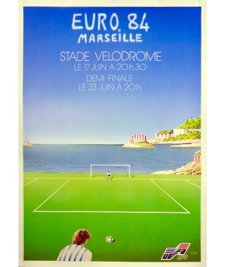 4 CARTELES EURO 84 (COPA DE EUROPA DE FUTBOL)