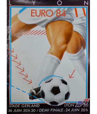 4 AFFICHES EURO 84 (FOOTBALL EUROPE CUP)