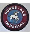 plateau emaillee imperial horse ale. 30cm.