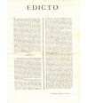 EDICTO. BARCELONA 1820. HOMBRES DE MAR