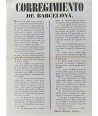 BARCELONE. 1850. ENREGISTREMENT DES VOITURES