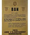 BAN. BARCELONE 1979. TOUS AVEC LE CONSEIL DE LA VILLE DÉMOCRATIQUE